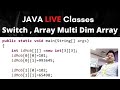 #coreJava Array and Multi Dimensional Array || Core Java Live Training