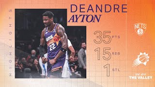 Deandre Ayton with another monster game to lead the Phoenix Suns over the Brooklyn Nets.