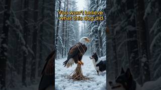 AW - Intelligent Collie call old man to save Eagle #animals #eagle #dog #bordercollie