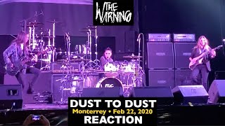 Musicians REACT to The Warning: Dust To Dust (Monterrey Feb 22 2020 Opening For Stryper)