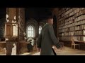 Relaxing in the Library 📚 Ambience & Soft Music  Hogwarts Legacy
