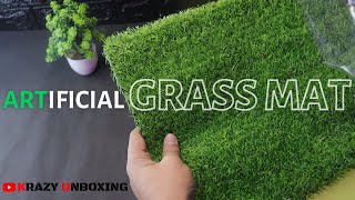 ARTIFICIAL GRASS MAT (37 x 57 cm) Unboxing