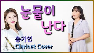 트로트 여신 송가인의 매혹적인 노래 눈물이 난다 송가인 심수봉 Tears of Love 가인달 4집앨범 Song Gain Clarinet cover 클라리넷 연주