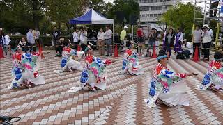 明星 第３回ふくのやまよさこい２０１８ばら花壇裏