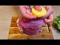 💯unique meat recipe 😱 delicious as a barbecue super cool pork recipe asmr prescription