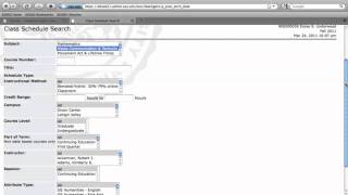 Banner Training Video - Find a Class