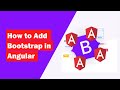 How to Add Bootstrap in Angular