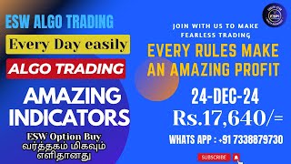 ESW Robo trading LIVE Market  Prediction  on 24-DEC-2024 #Banknifty option #Nifty Option