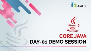 Core Java Day-01 Demo Session - iTeLearn