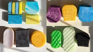 ASMR bulk frozen sponge + foam ripping variety - edited compilation