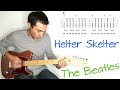 Helter Skelter - The Beatles - guitar lesson / tutorial / cover with tablature