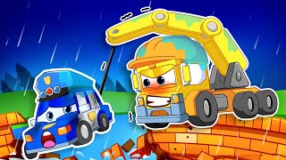 큰일 났어요! 경찰대장이 위험해요 🚨👮‍♂️ 구조대가 즉시 움직여요! | RoboSquad TV 유아 애니메이션