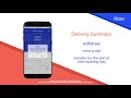 How to use MilkRun as a Rider - Delivery Summary