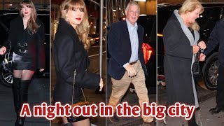 Taylor Swift dines with BFF Ashley Avignone, her parents in NYC ahead of TravisKelce’s playoffs game