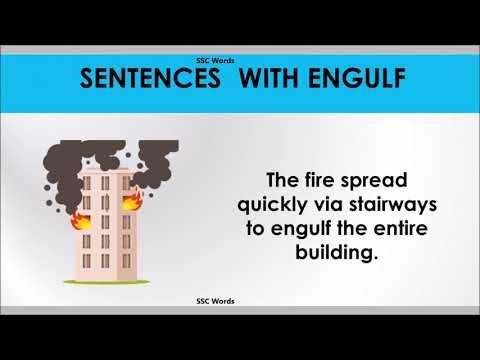 What is a good sentence for engulf?