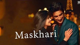 Maskhari Dil Bechara (Lyrics) | Dil Bechara Songs | Sushant Singh Rajput | Sanjana | A R Rahman
