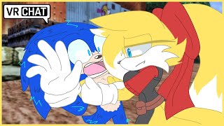 Movie Sonic Meets Female Tails?! (VR Chat)