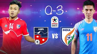 Nepal Vs India SAFF Championship Football Final l 2nd Half (0-3)