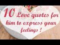 10 Love quotes for him to express your feelings @itskaylee6602