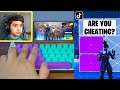 I tried out for a TIKTOK Clan while CHEATING in Fortnite...