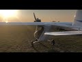 AVI Aircraft SWAN 120 ULM Part 103 flying in the evening