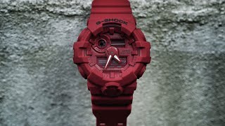 G-Shock 35th Anniversary GA-735C-4AJR Red Out series watch unboxing \u0026 review