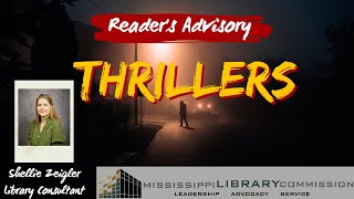Reader's Advisory Thrillers Webinar with Shellie