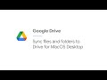 Sync files and folders to Drive for Desktop