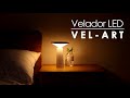 Lampara Velador Led Touch Regulable A Batería Carga Usb - VEL-ART