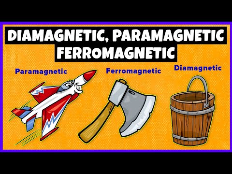 What are examples of paramagnetic materials?