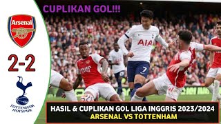 Arsenal Vs Tottenham | Hasil & Cuplikan Gol Liga Inggris Tadi Malam ~ Hasil Bola Tadi Malam