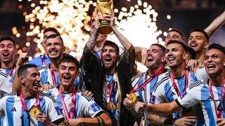 Argentina celebration after winning fifa world cup 2022|Messi fifa confederations #messi #fifanews