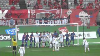 2012.04.14 FC東京ｖｓ鹿島 鹿島間接FK