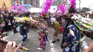 飯能まつり2014ニ日目 飯能諏訪八幡神社による獅子舞