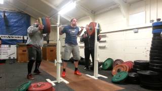 Squats and bench (245kg and 162.5kg)