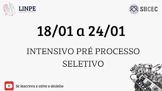 INTENSIVO PRÉ PROCESSO SELETIVO