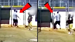 Crazy Parent Sucker-Punches, Knocks-Out Disabled Umpire