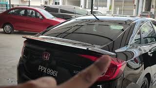 HONDA CIVIC 2021 - TURBO BLACK ADDITION BARANG RARE