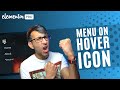 Elementor Wordpress Tutorial - Reveal a Menu by Hovering on an Icon with No Close Button Required.