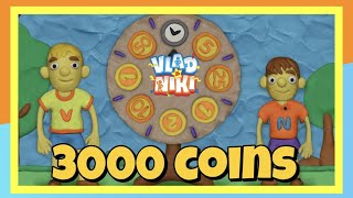 New update! Vlad & Niki 12 Locks: How to earn 3000 coins in one game