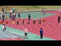 第15回南部忠平杯大阪マスターズ陸上競技大会 男子100m予選g1組