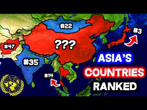 Which are the 48 countries in Asia?