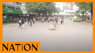 Maandamano Thursday: Most parts of Nairobi CBD are calm, shops are open as police patrol