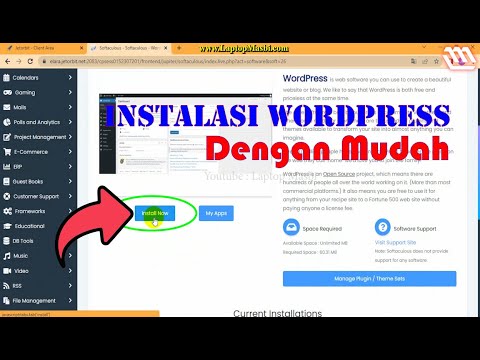 Cara Membuat WEBSITE Sendiri Menggunakan WORDPRESS Dengan Mudah - YouTube