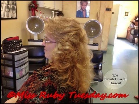 Miss Ruby Tuesday- How To Give The Farrah Fawcett Haircut (Long Shag) Miss Ruby Tuesday- How To Give The Farrah Fawcett Haircut (Long Shag)