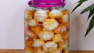 The authentic sugar garlic pickling method will not be bad for a year!