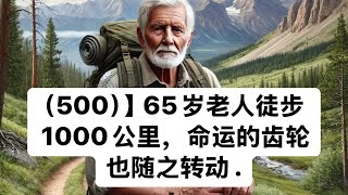 （500）】65岁老人徒步1000公里，命运的齿轮也随之转动 .