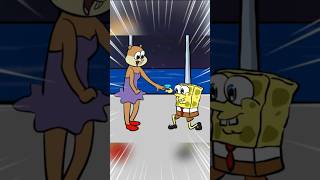 Spongebob and Sandy's love story #spongebob #patrickstar #tengetenge