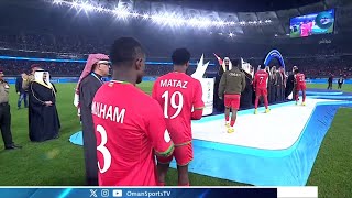 مراسم تتويج منتخبنا الوطني وصيفاً لكأس الخليج 26