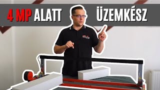 4 másodperc alatt üzemkész asztali polisztirolvágó - EUROKOMAX V113B